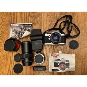 Pentax MG 35mm Film Camera Lot